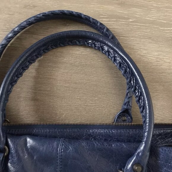 Balenciaga Leather Motocross Classic Weekender - Picture 4 of 10